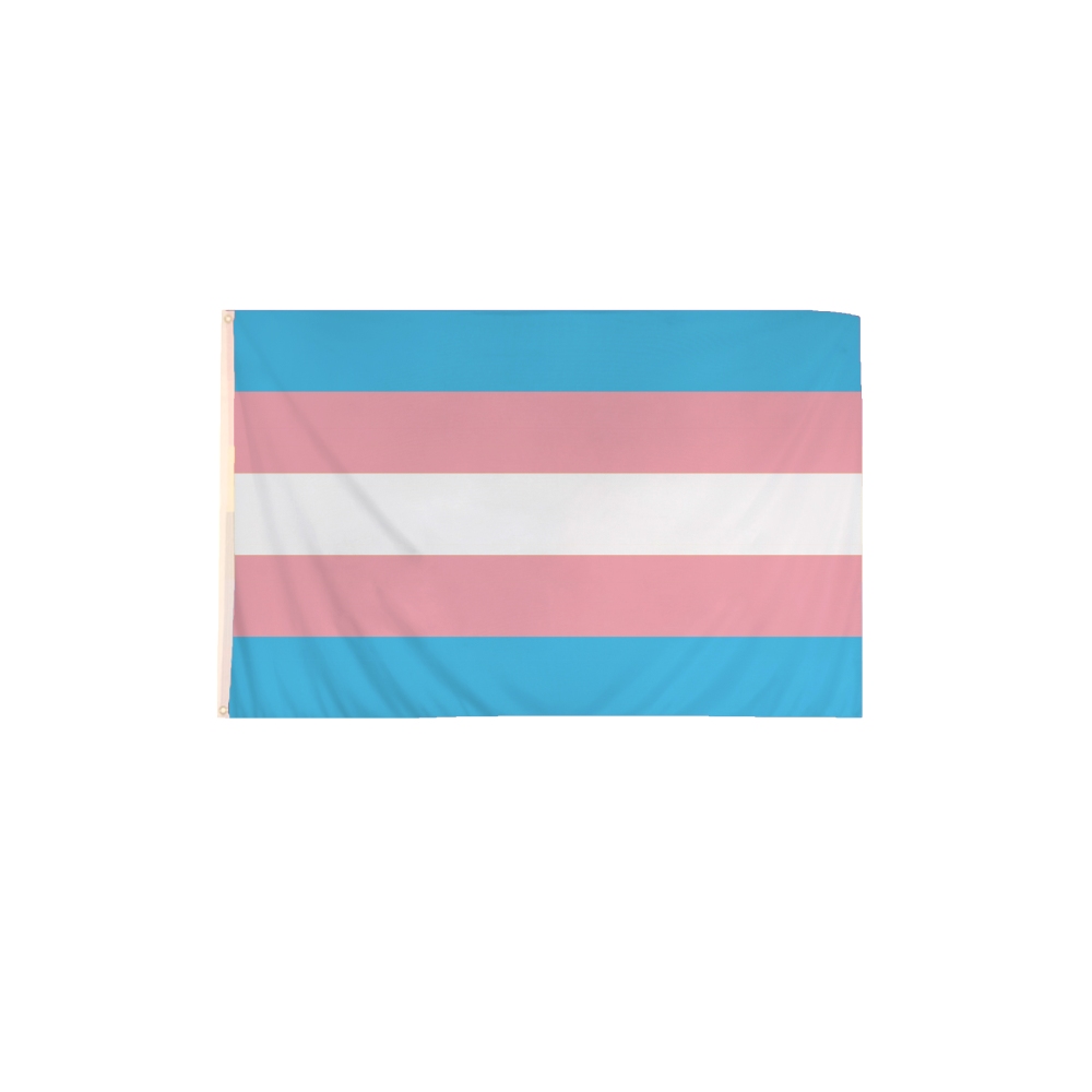 Zac's Alter Ego - 5 x 3 Feet Transgender Flagge - Mehrfarben